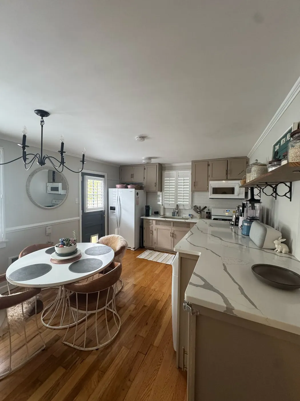 Bright clean kitchen after professional house cleaning in Midlothian, Virginia
