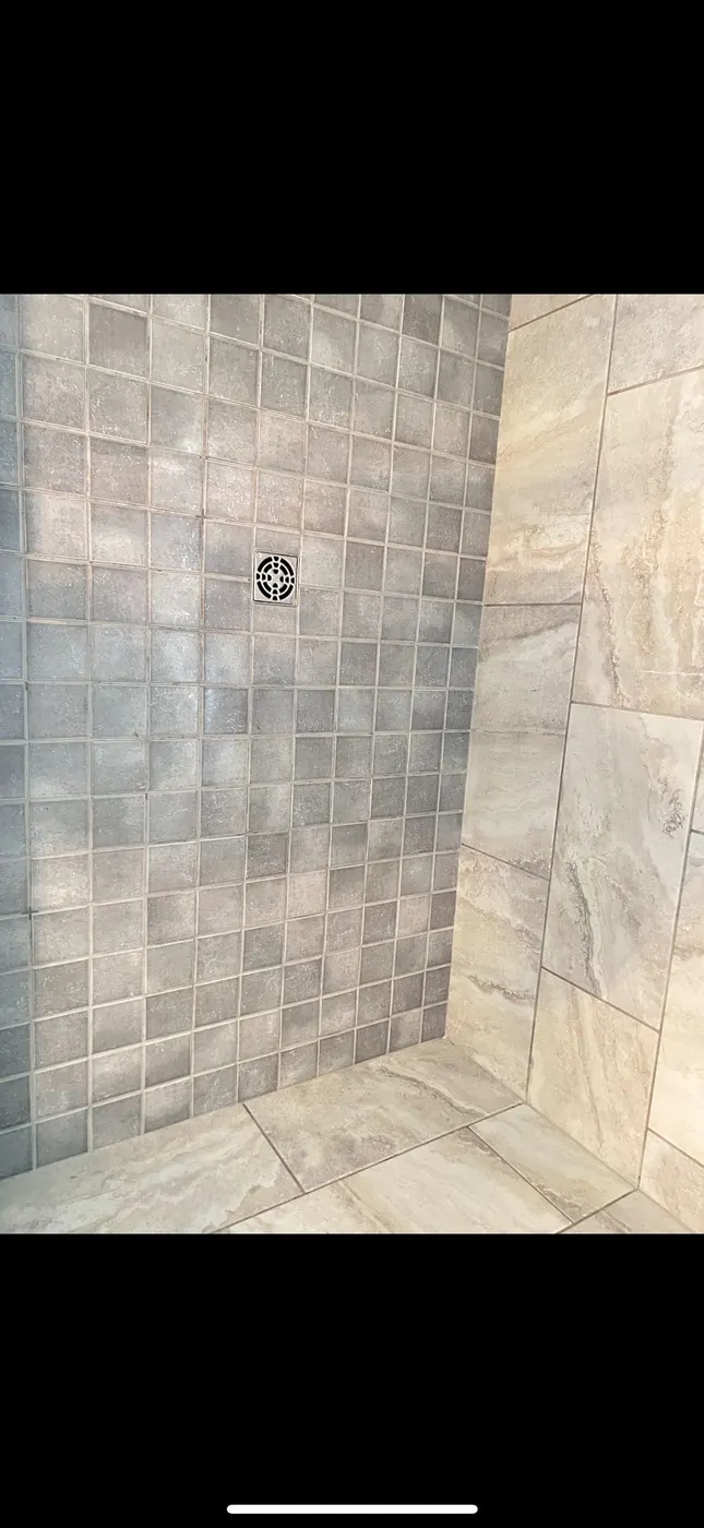 Clean tiled shower after deep cleaning service in Midlothian, Virginia