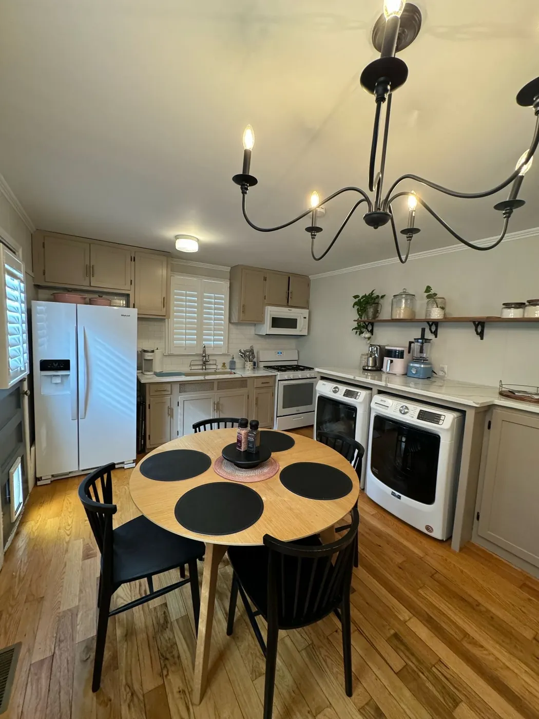 Bright clean kitchen after residential house cleaning in Midlothian, Virginia
